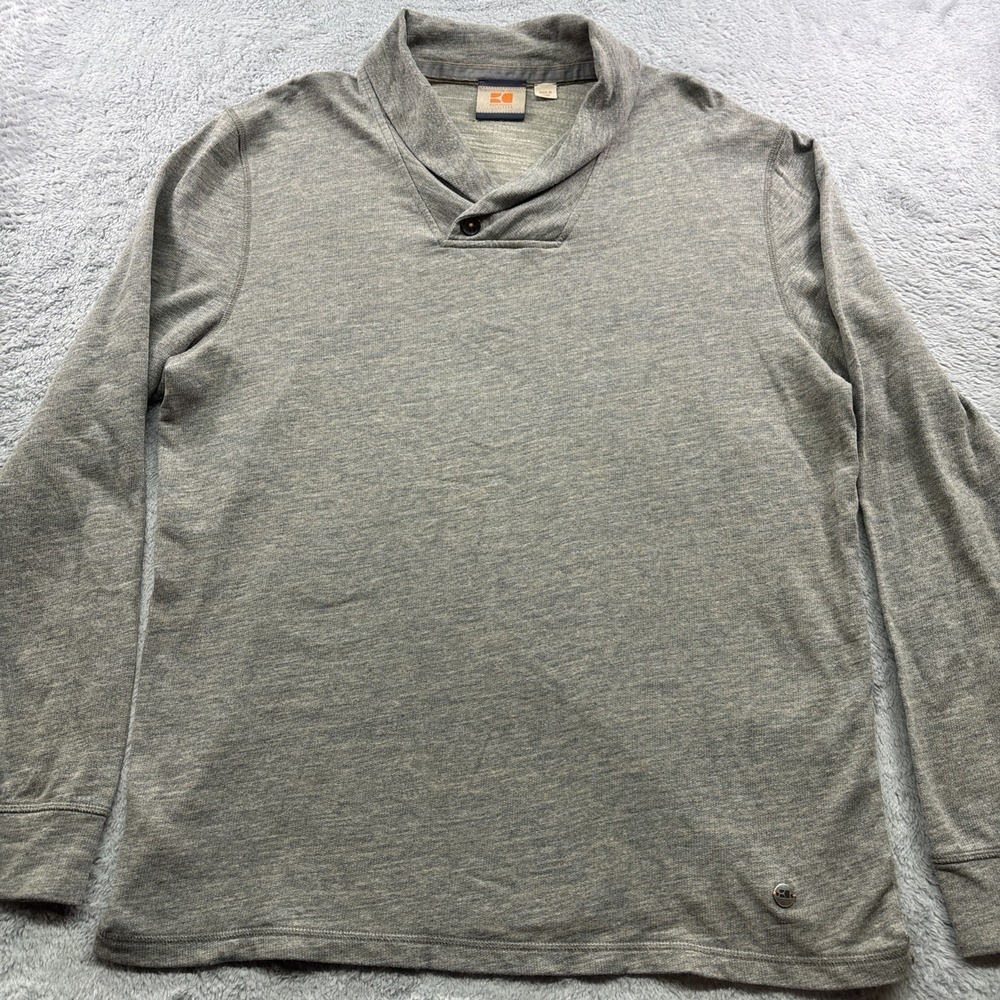 Vintage Boss Orange Hugo Boss‎ Label Pullover Sweater Gray Men's XXL